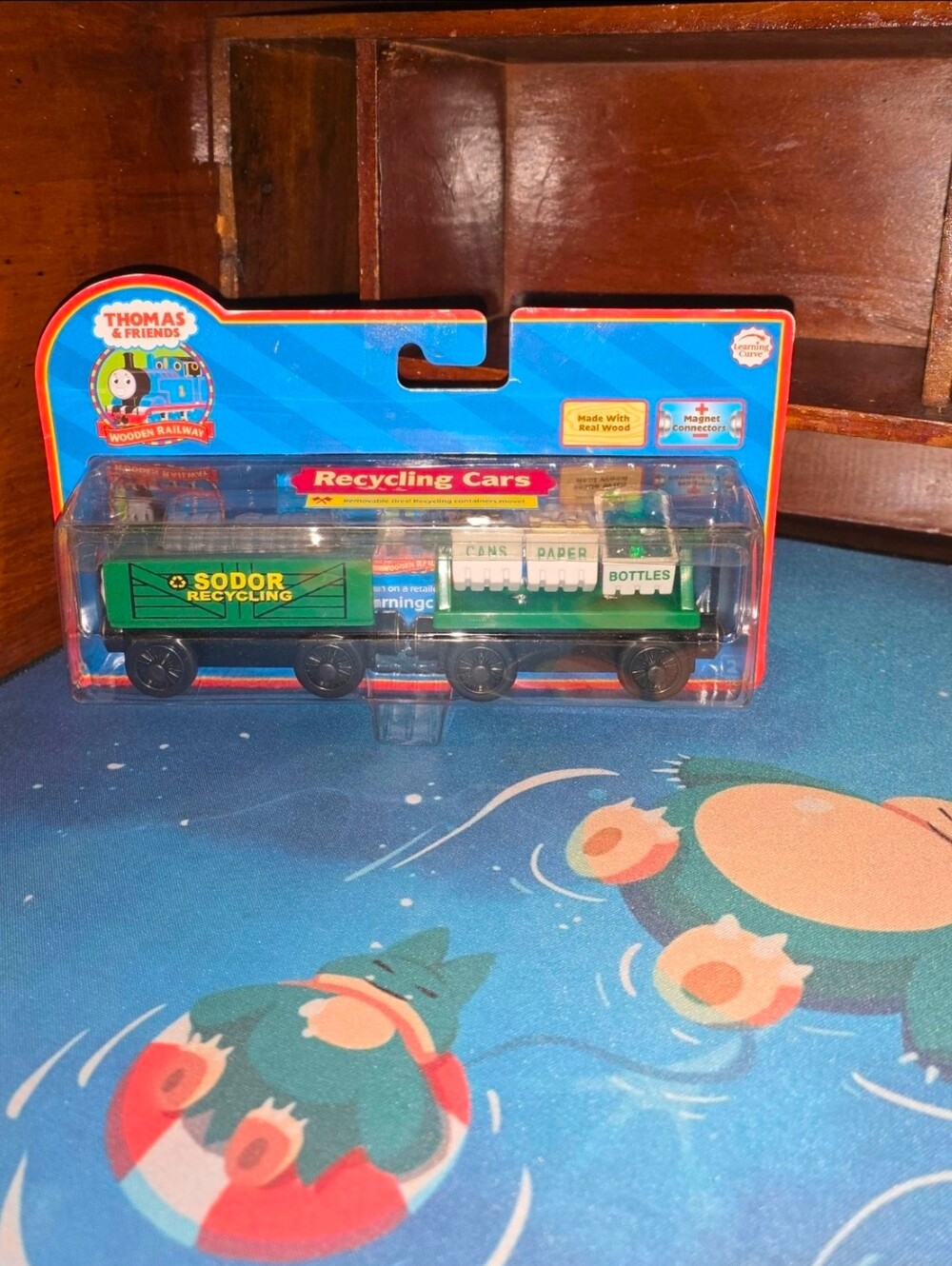 Thomas & Friends - Wooden Railway RECYCLING CARS 2005 LC99168 RARE HTF NEW!!